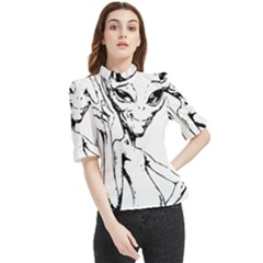 Paul Alien Frill Neck Blouse