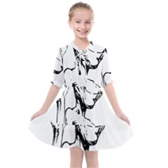 Paul Alien Kids  All Frills Chiffon Dress by KenArtShop