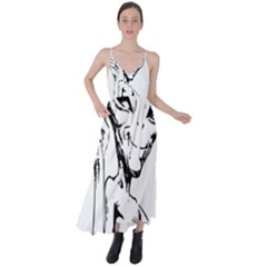 Paul Alien Tie Back Maxi Dress by KenArtShop