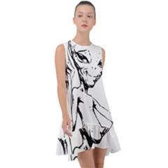 Paul Alien Frill Swing Dress by KenArtShop