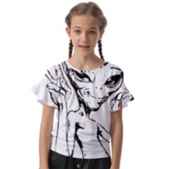 Paul Alien Kids  Cut Out Flutter Sleeves