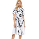 Paul Alien Button Top Knee Length Dress View1