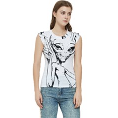 Paul Alien Women s Raglan Cap Sleeve Tee