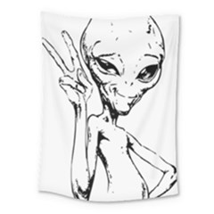 Paul Alien Medium Tapestry by KenArtShop