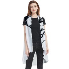 Paul Alien Sleeveless Chiffon Waistcoat Shirt