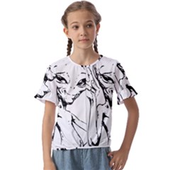 Paul Alien Kids  Cuff Sleeve Scrunch Bottom Tee