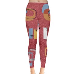 50s Leggings  by NerdySparkleGoth