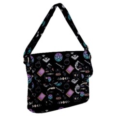 Witch Goth Pastel Pattern Buckle Messenger Bag