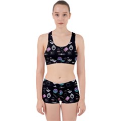 Witch Goth Pastel Pattern Work It Out Gym Set