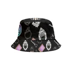 Witch Goth Pastel Pattern Bucket Hat (kids) by NerdySparkleGoth