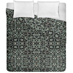 Initricate Ornate Abstract Print Duvet Cover Double Side (california King Size)