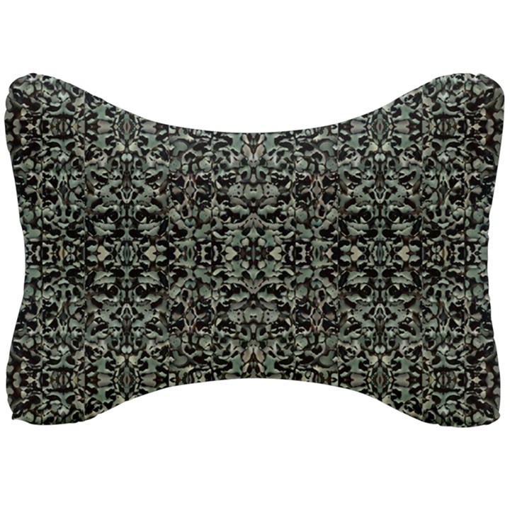 Initricate Ornate Abstract Print Seat Head Rest Cushion