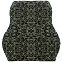 Initricate Ornate Abstract Print Car Seat Velour Cushion  View1