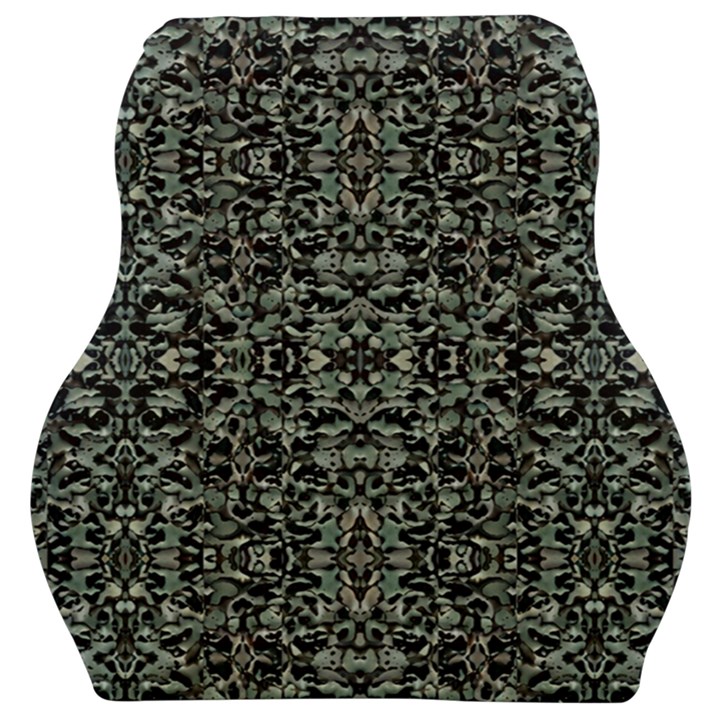 Initricate Ornate Abstract Print Car Seat Velour Cushion 