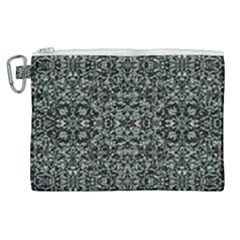 Initricate Ornate Abstract Print Canvas Cosmetic Bag (xl)