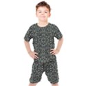 Initricate Ornate Abstract Print Kids  Tee and Shorts Set View1