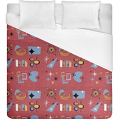 50s Small Print Duvet Cover (King Size)