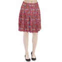 50s Small Print Pleated Skirt View1