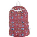 50s Small Print Foldable Lightweight Backpack View1