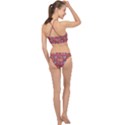 50s Small Print Racer Front Bikini Set View2