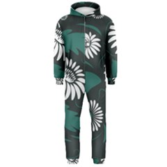 Folk Flowers Pattern Hooded Jumpsuit (men)  by Eskimos