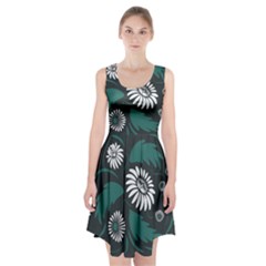 Folk Flowers Pattern Racerback Midi Dress by Eskimos