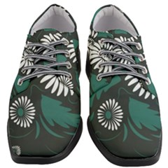 Folk Flowers Pattern Women Heeled Oxford Shoes by Eskimos