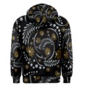 Folk flowers pattern Men s Core Hoodie View2