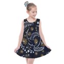 Folk flowers pattern Kids  Summer Dress View1