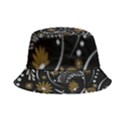 Folk flowers pattern Inside Out Bucket Hat View2