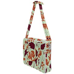 Folk Flowers Pattern Cross Body Office Bag by Eskimos