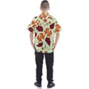 Folk flowers pattern Men s Short Sleeve Shirt View2