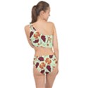 Folk flowers pattern Spliced Up Two Piece Swimsuit View2