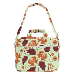 Folk Flowers Pattern Macbook Pro Shoulder Laptop Bag (large)