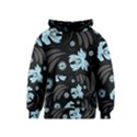 Folk flowers pattern Kids  Pullover Hoodie View1