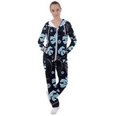 Folk Flowers Pattern Women s Tracksuit by Eskimos