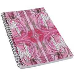 Magenta Marbling Symmetry 5 5  X 8 5  Notebook by kaleidomarblingart