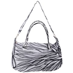 Monochrome Module Removal Strap Handbag by kaleidomarblingart