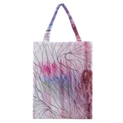 Flowing Petals Classic Tote Bag by kaleidomarblingart