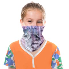 Flowing Petals Face Covering Bandana (kids) by kaleidomarblingart