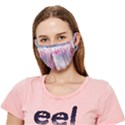 Flowing petals Crease Cloth Face Mask (Adult) View1