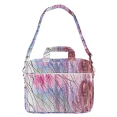 Flowing Petals Macbook Pro Shoulder Laptop Bag (large)