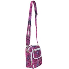 Drawing Petals Shoulder Strap Belt Bag by kaleidomarblingart