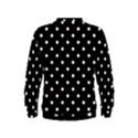 1950 Black White Dots Kids  Sweatshirt View2