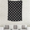 1950 Black White Dots Small Tapestry View2