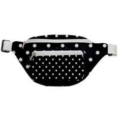 1950 Black White Dots Fanny Pack