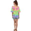 Tie Dye 1 Off Shoulder Short Sleeve Top View2