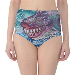 Wth Shark Classic High-waist Bikini Bottoms