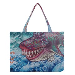 Wth Shark Medium Tote Bag