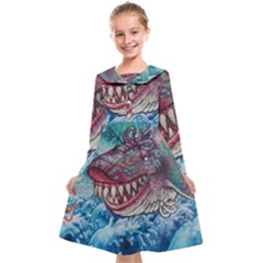 Wth Shark Kids  Midi Sailor Dress